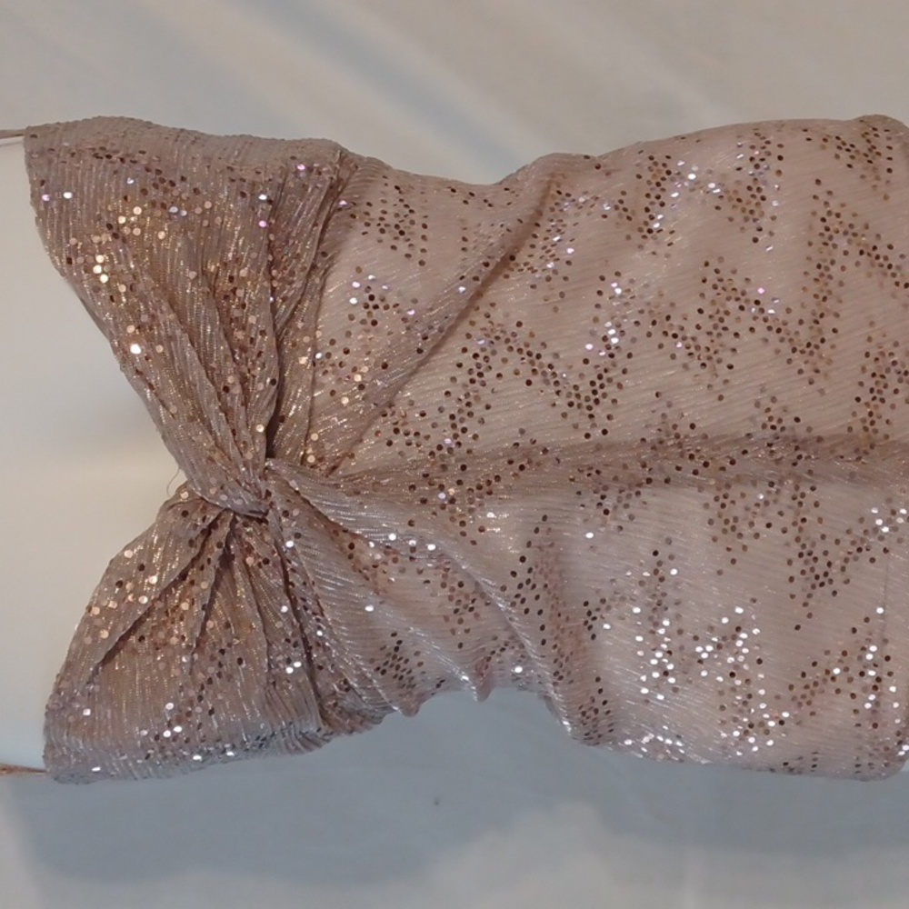 Miss Selfridge Sequin Embellished Spaghetti Strap Top New - Picture 2 of 7